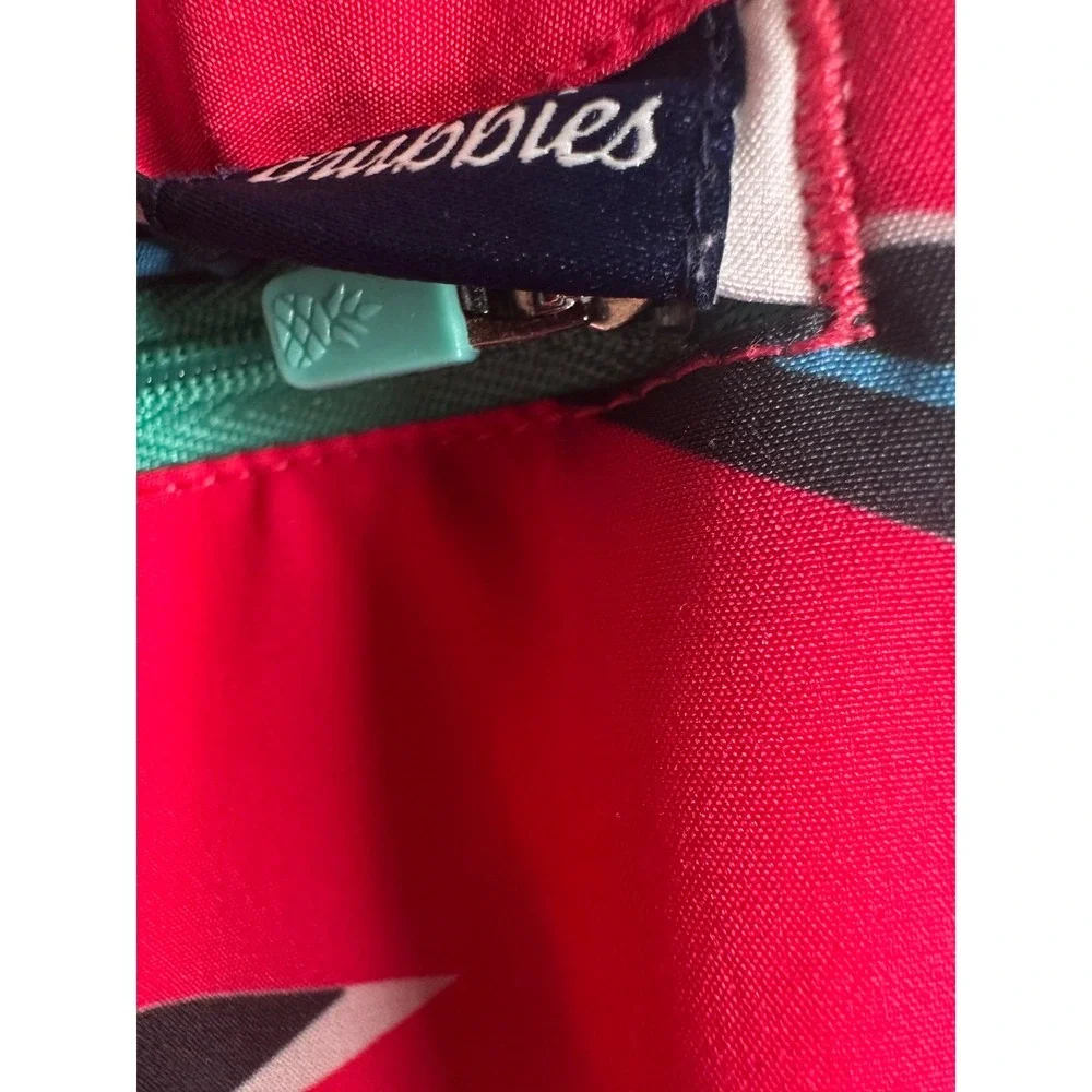 Chubbies Mens XL Swim Trunks 4 Inch Inseam Tropical Floral Red Pink Blue Shorts